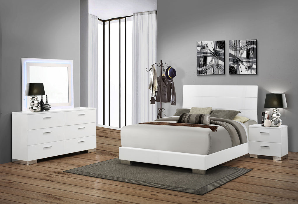 Felicity Bedroom Sets Glossy White