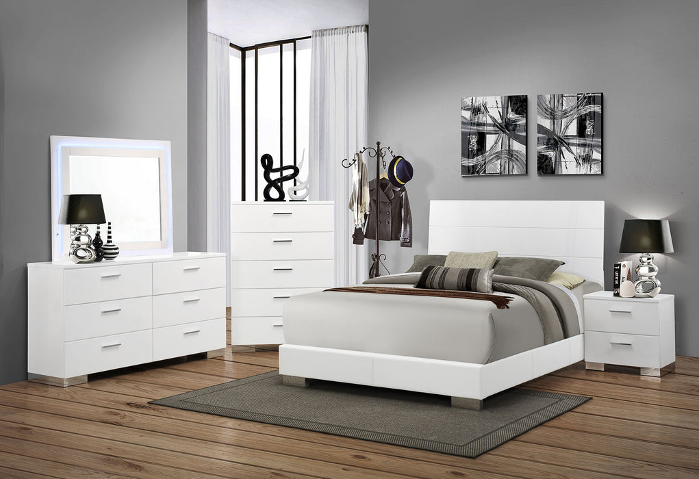 Felicity Bedroom Sets Glossy White