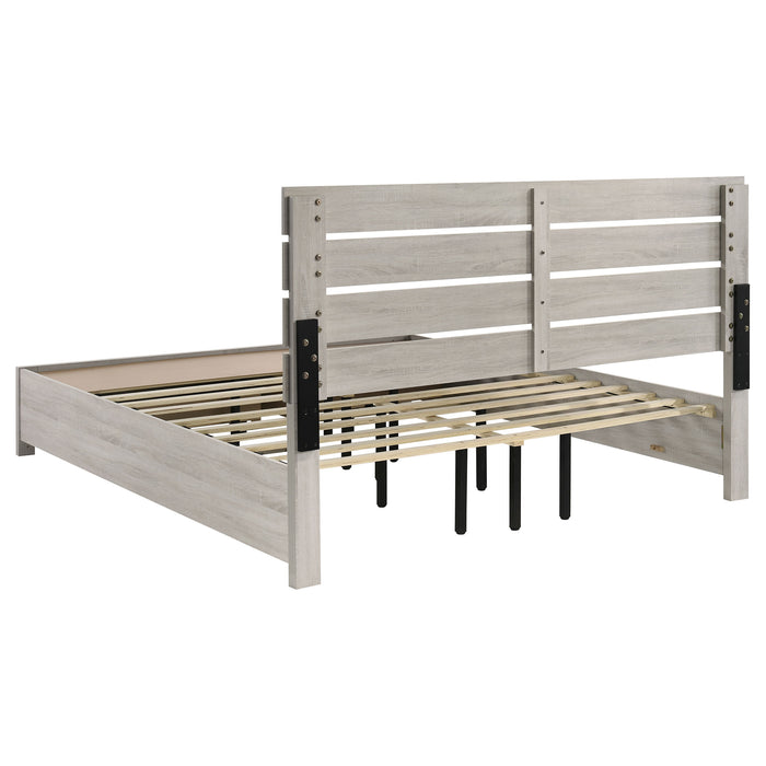 Brantford Wood Storage Panel Bed