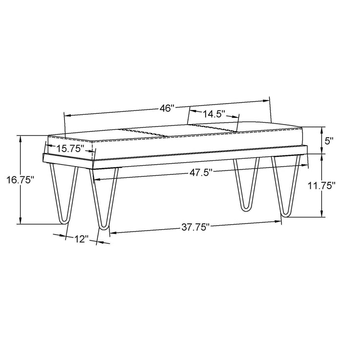 Chad Accent Bench