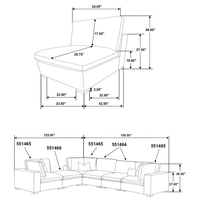 Lakeview Modular Sectionals