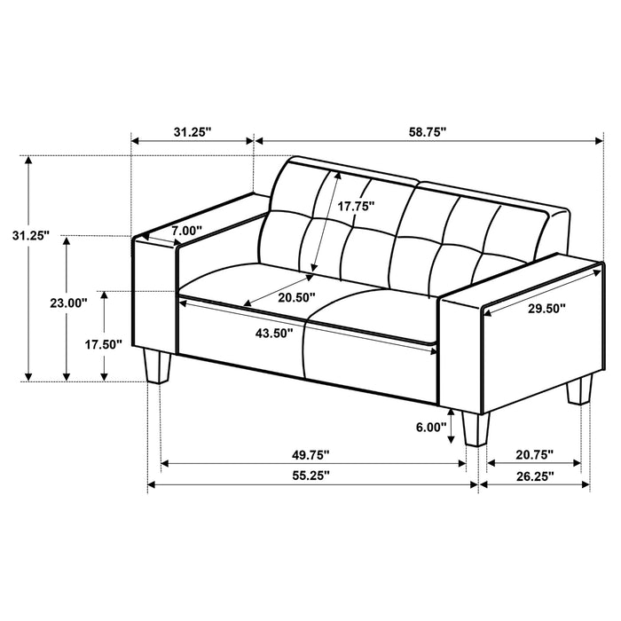 Deerhurst Sofa Set