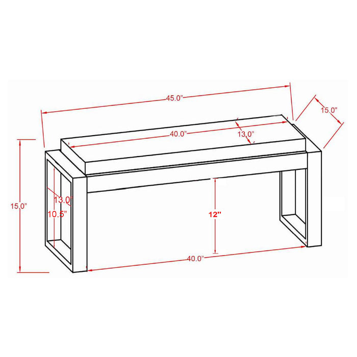 Aiden Accent Bench