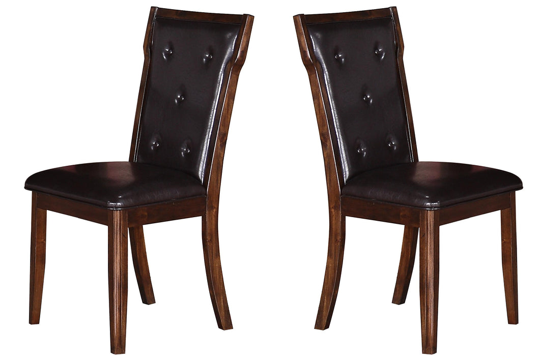 Pam Transitional Style Dining Chair in Espresso finish Wood