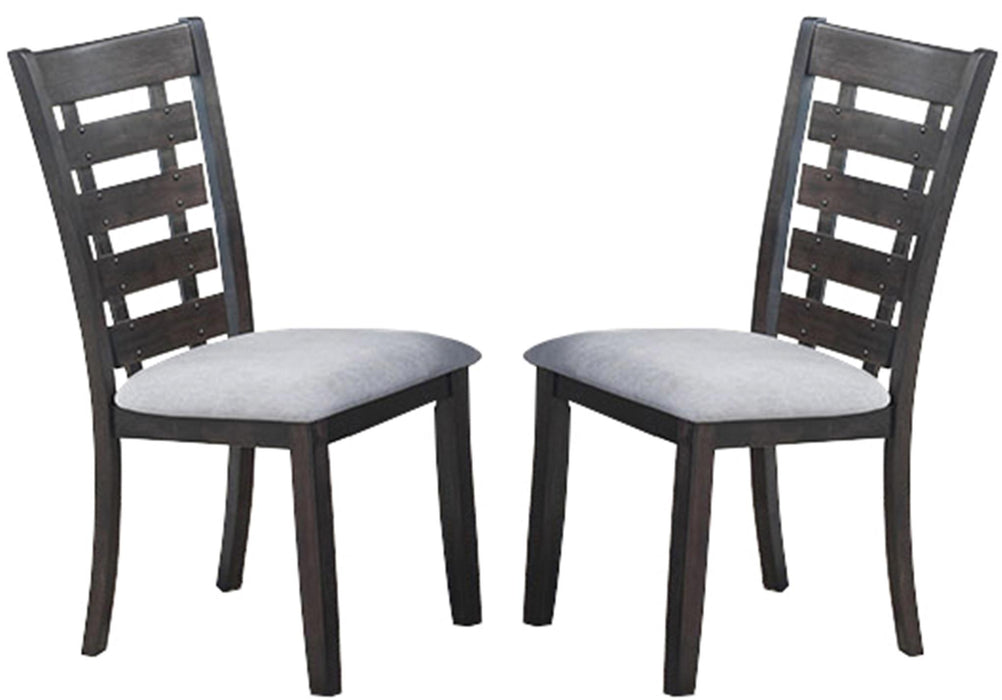 Bailey Transitional Style Dining Chair in Gray finish Wood