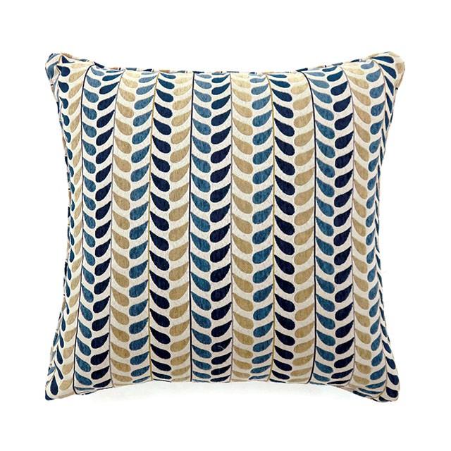 DROPP 18" X 18" Pillow, Blue & Yellow (2/CTN)