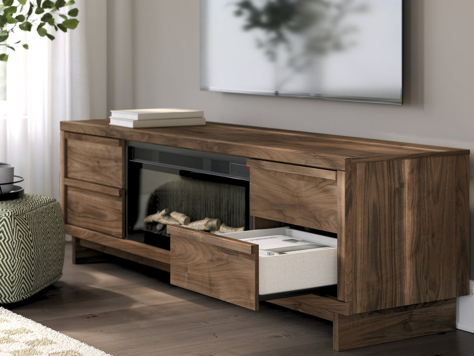 Zadilyn 72" TV Stand with Electric Fireplace