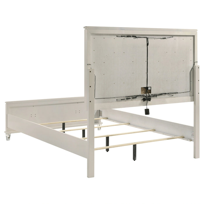 Olivia Panel Bed with LED Lighting