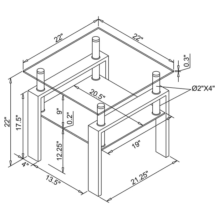 Dyer End Table