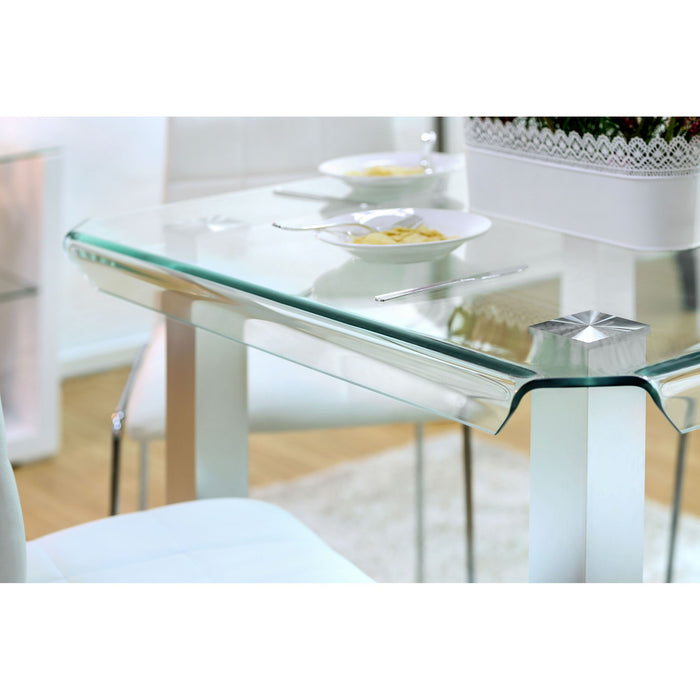 Richfield 5 Pc Counter Ht Table Set Silver