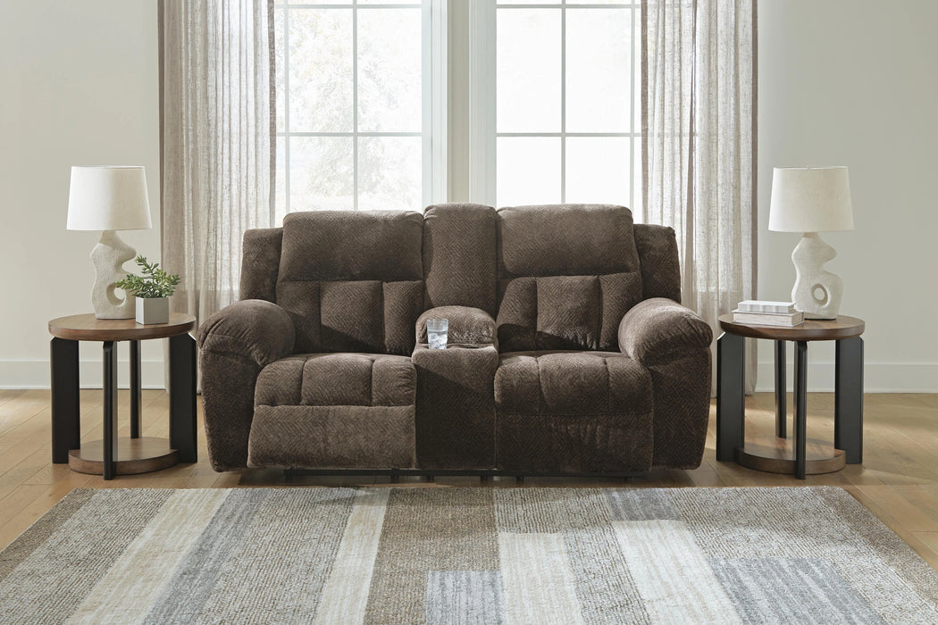 Frohn Reclining Loveseat with Console