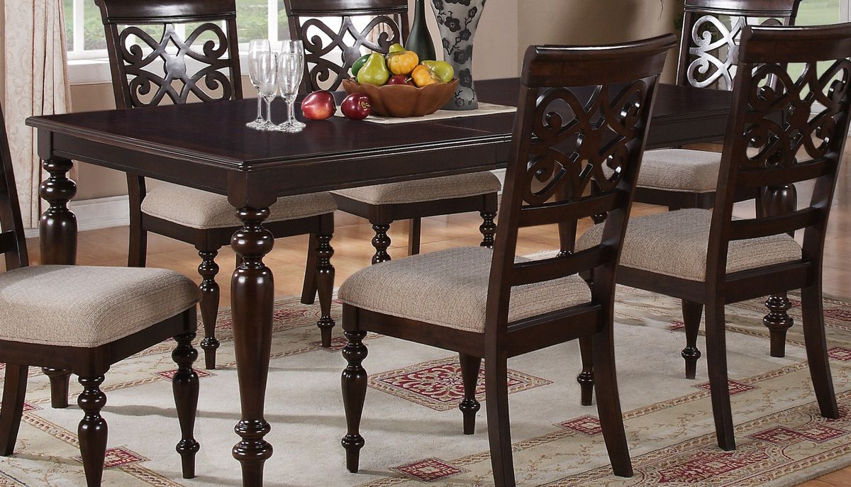 Cosmos Zora Dinette Table with 18" Leaf in Espresso image